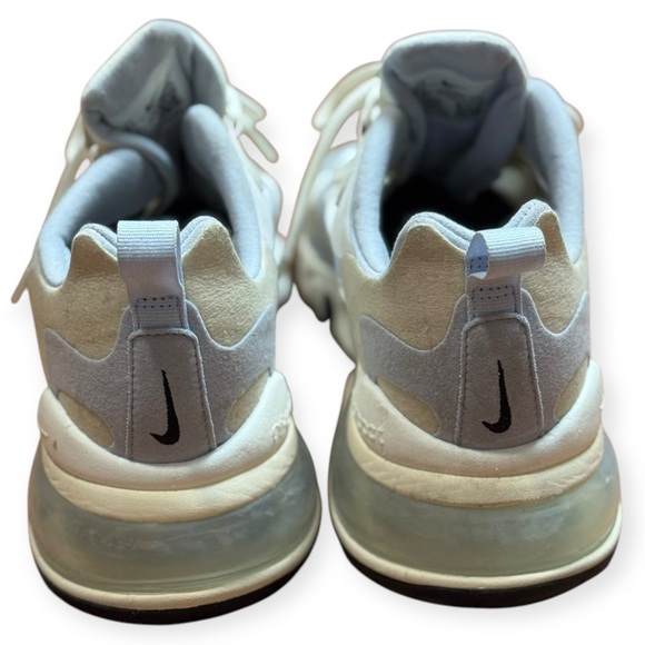 Nike Air Max 270 React Fossil Ghost Woman’s 9.5 - Picture 7 of 9